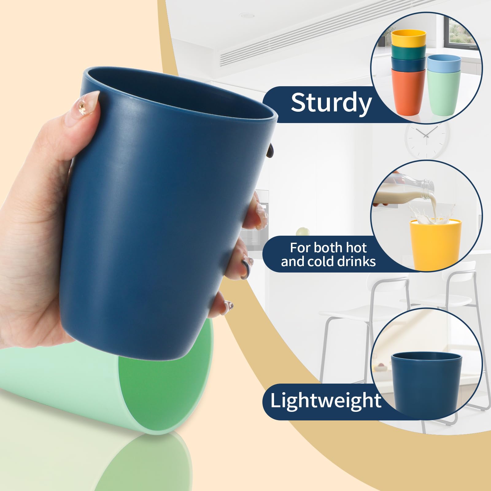 lazycorner 12oz cup ideal for water juice or milk on busy days