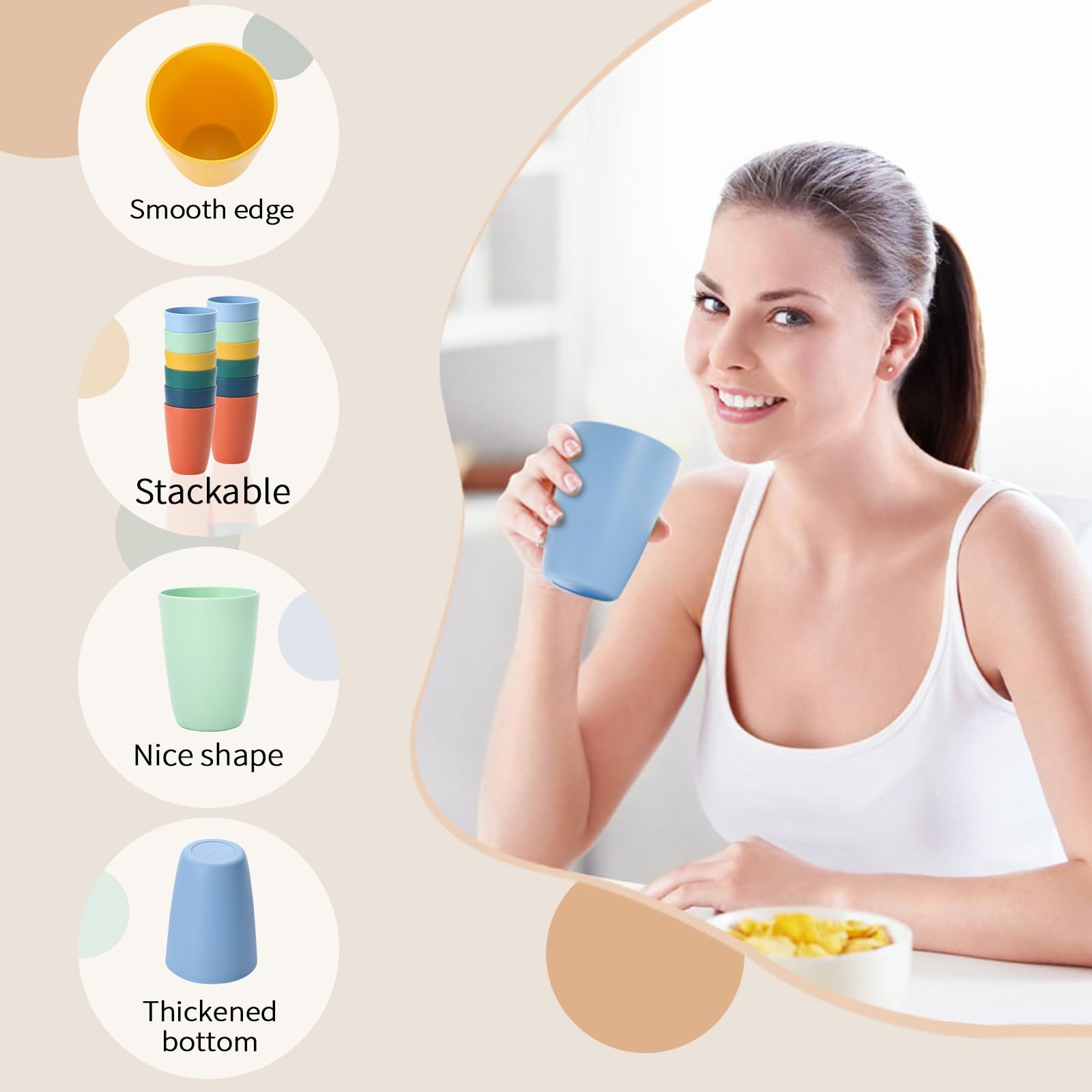 lazycorner cup is lightweight yet sturdy supporting everyday use and easy handling