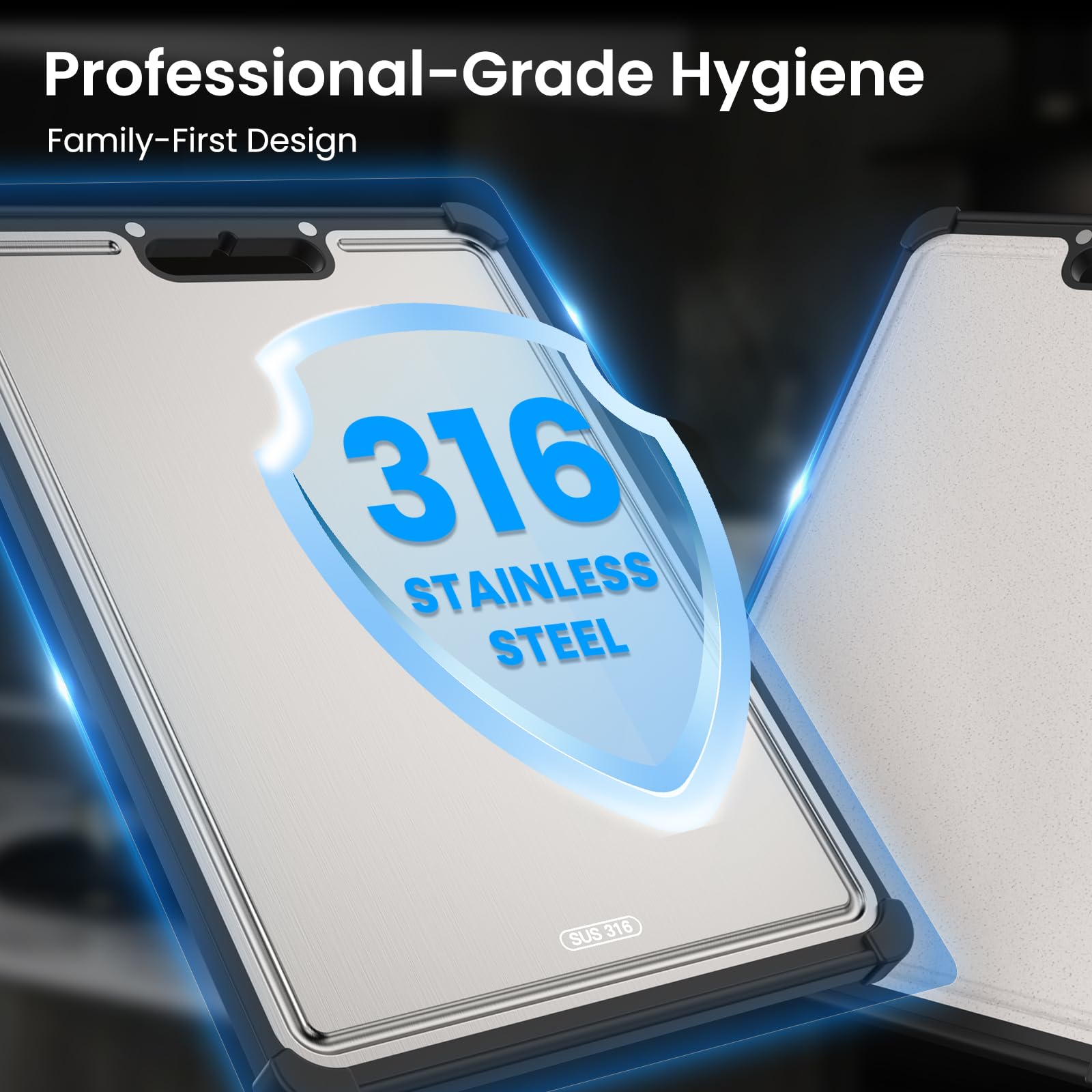 LBD cutting board helps prevent cross-contamination during prep