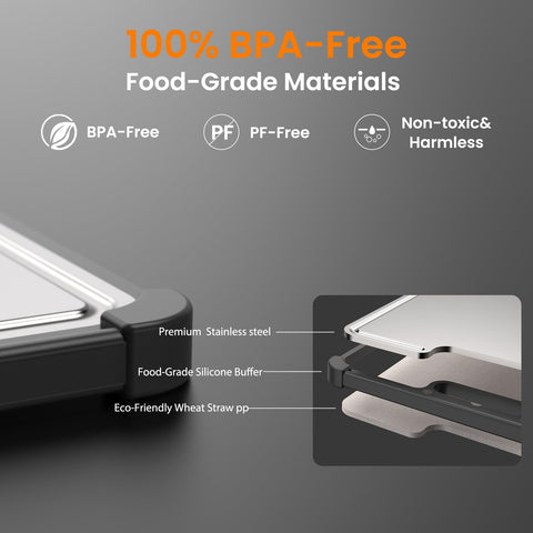 LBD premium cutting board eco-friendly wheat straw side for vegetables