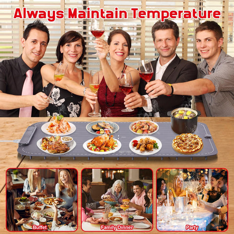 LBOLHZO warming mat on heat-resistant surface compatibility note