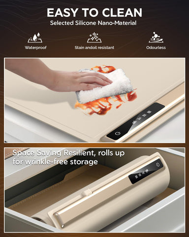 LBOLHZO warming mat ideal for parties and outdoor catering setups.