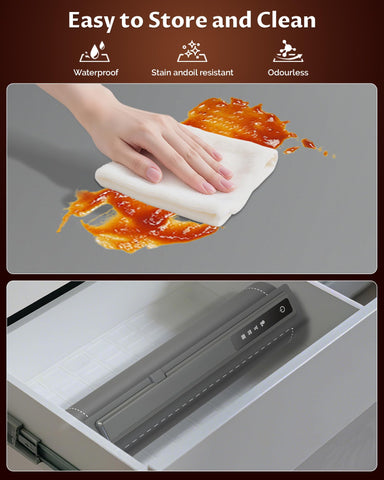 LBOLHZO warming mat with heat-dissipation design protecting countertops