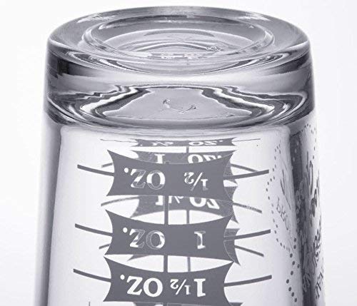 LCI 4 oz measuring glasses showcase durable glass and easy-to-read graduations.