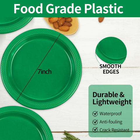 LDFDRT wedding-ready green plates for stylish table settings.