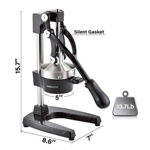 Ldiaopg noiseless-operation lets you squeeze fresh juice anytime.