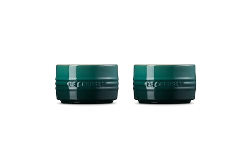 Le Creuset Artichaut ramekins glossy glaze resists chips and stains for lasting color