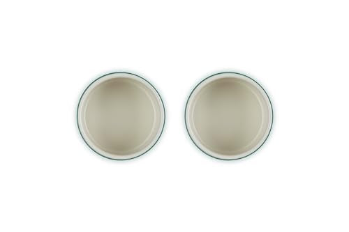Le Creuset Artichaut ramekins on table showing individual portions and presentation