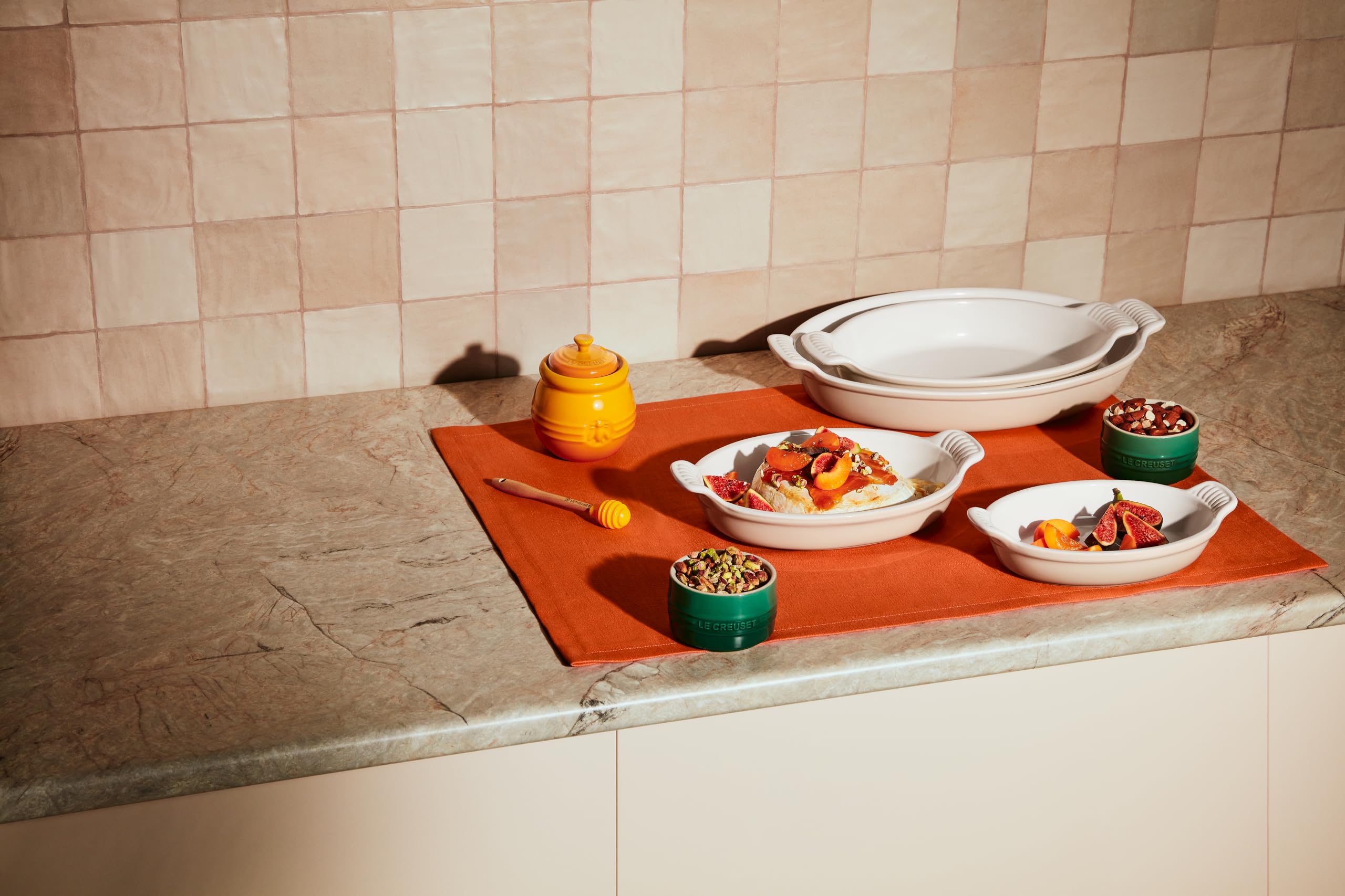 Le Creuset Artichaut ramekins shown as oven-ready for flexible baking