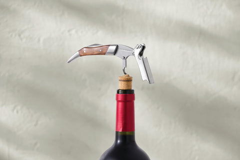 Le Creuset black walnut handle provides secure ergonomic grip