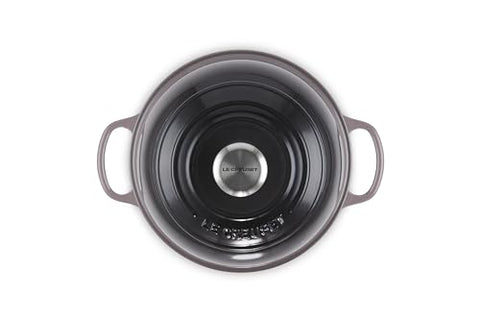 Le Creuset Bread Oven low profile base promotes even browning on the loaf