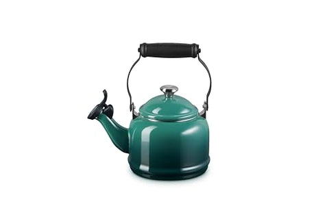 Le Creuset Demi Tea Kettle Artichaut whistle signals boiling for precise timing