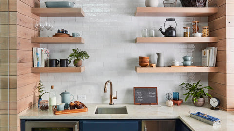 Le Creuset Demi Tea Kettle in Licorice — interior markings for min and max levels.