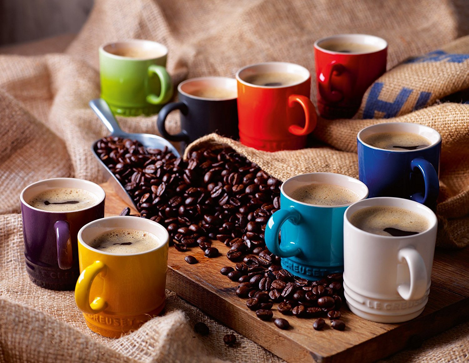 Le Creuset dishwasher-safe mug shown in kitchen setting for everyday use