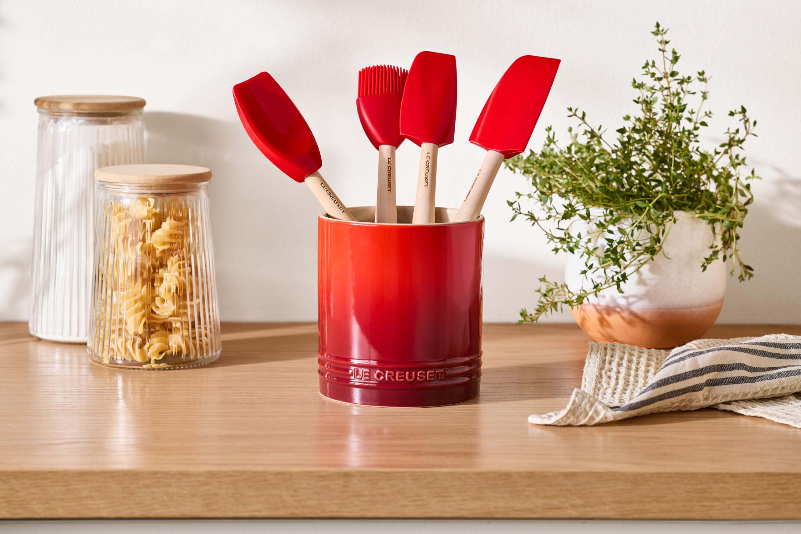 Le Creuset glaze offers easy cleaning and a water-repellent surface