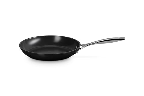 Le Creuset coating close-up highlights the ceramic surface for easy food release