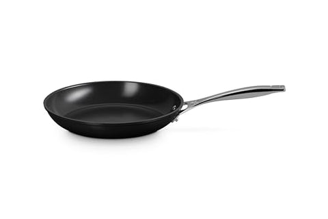 Le Creuset coating close-up highlights the ceramic surface for easy food release
