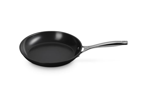 Le Creuset 10-inch fry pan overview showcasing versatile non-stick performance for searing and sautéing
