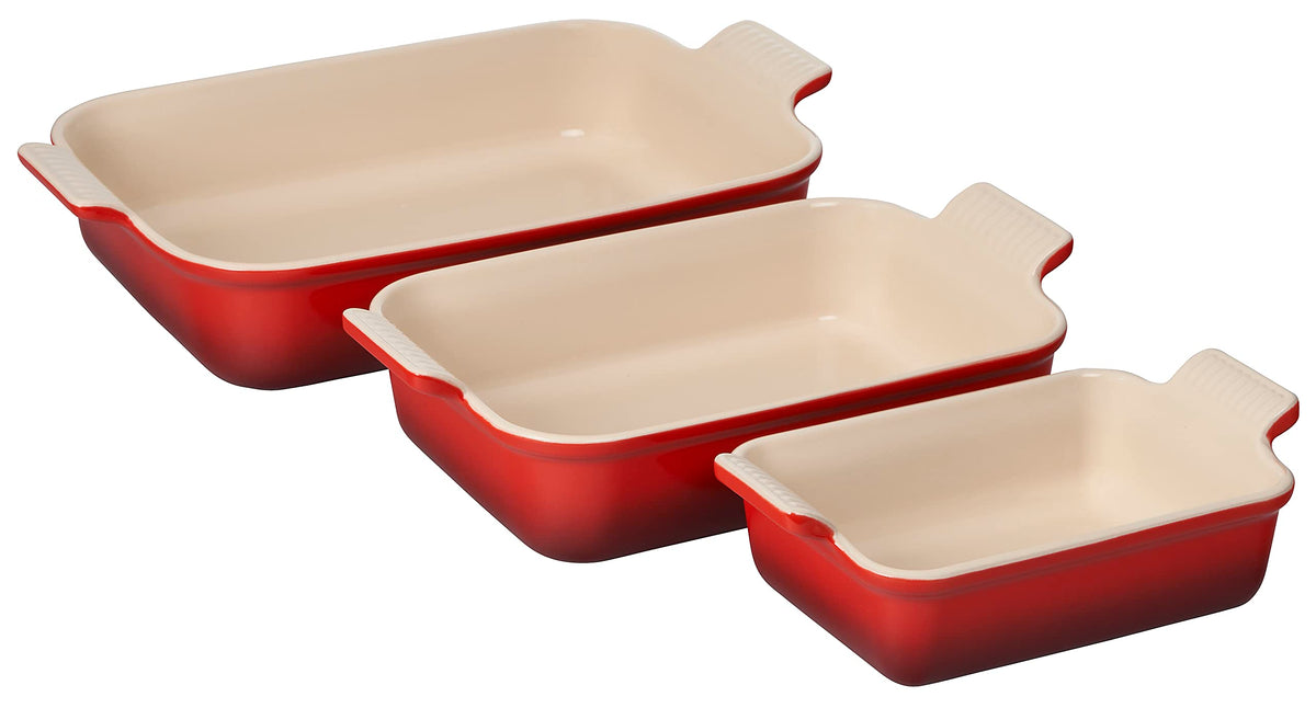 Le Creuset Heritage 12.5-inch dish with even browning and even cooking