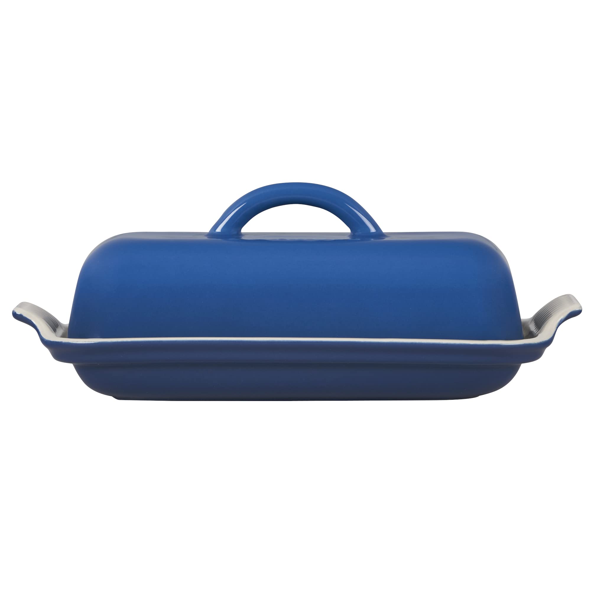 Le Creuset Heritage Butter Dish is dishwasher-safe and freezer-friendly for versatile use.