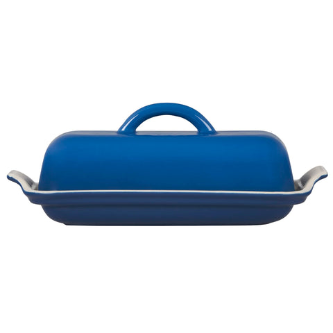 Le Creuset Heritage Butter Dish is dishwasher-safe and freezer-friendly for versatile use.