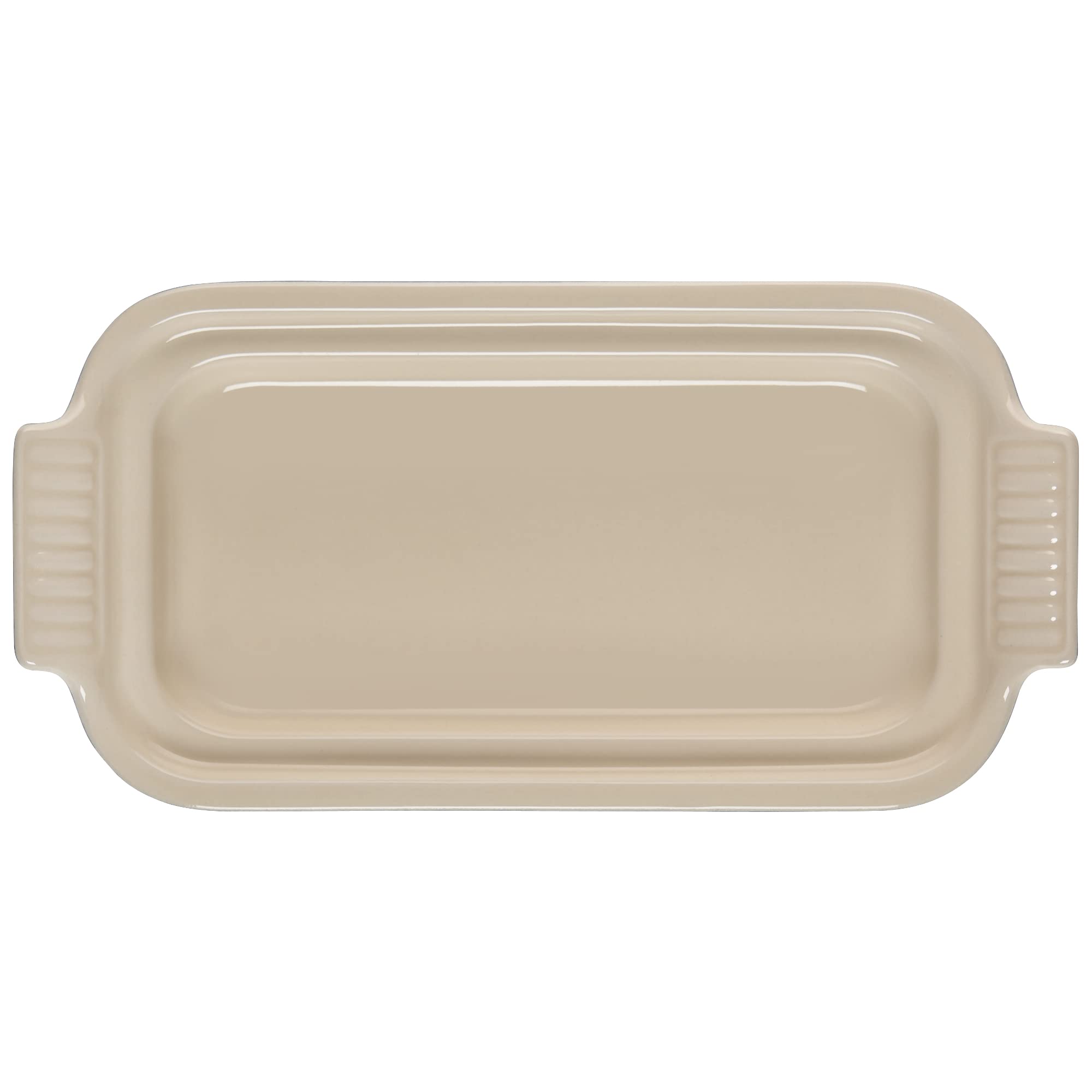 Le Creuset Heritage Butter Dish Marseille open convenient butter access at meals.