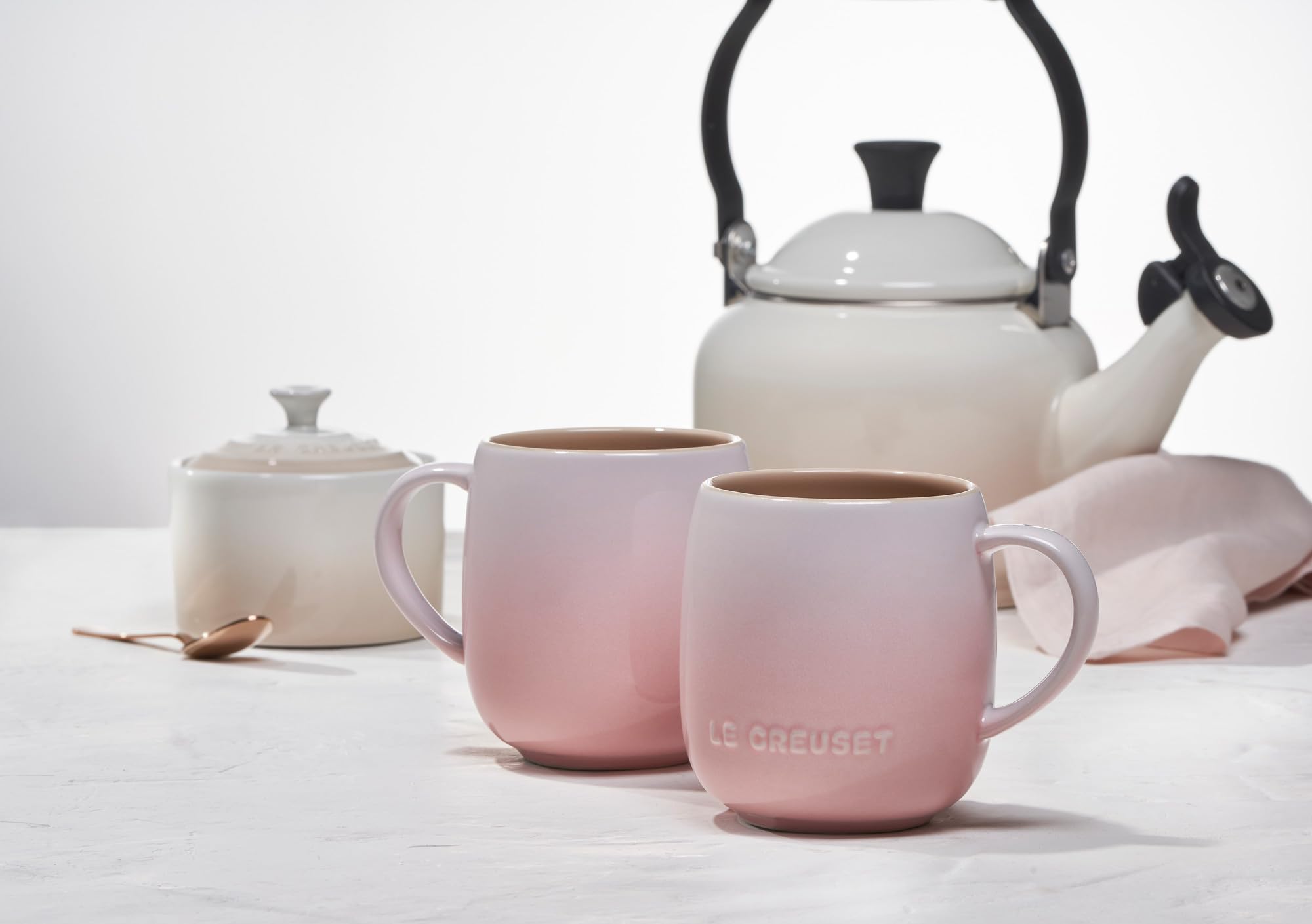 Heritage mug used for dessert portion, warm serving