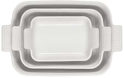 Le Creuset Heritage 7.5-inch white dish perfect for snacks, small bakes, and quick casseroles
