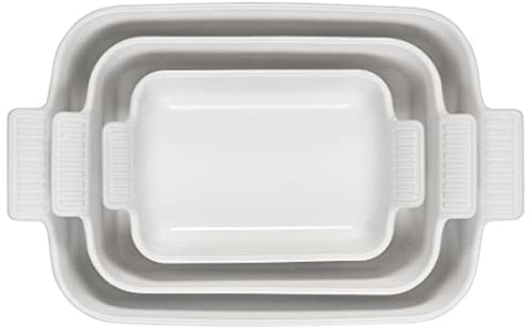 Le Creuset Heritage 7.5-inch white dish perfect for snacks, small bakes, and quick casseroles