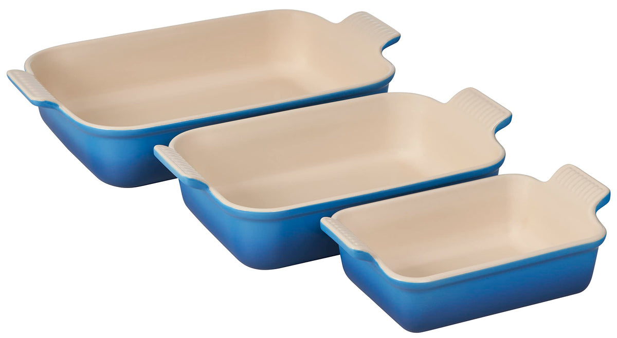 Le Creuset Heritage 12.5-inch dish ready for baking and serving
