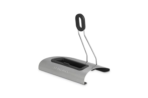 Silicone-protected support prevents lid scratches during use