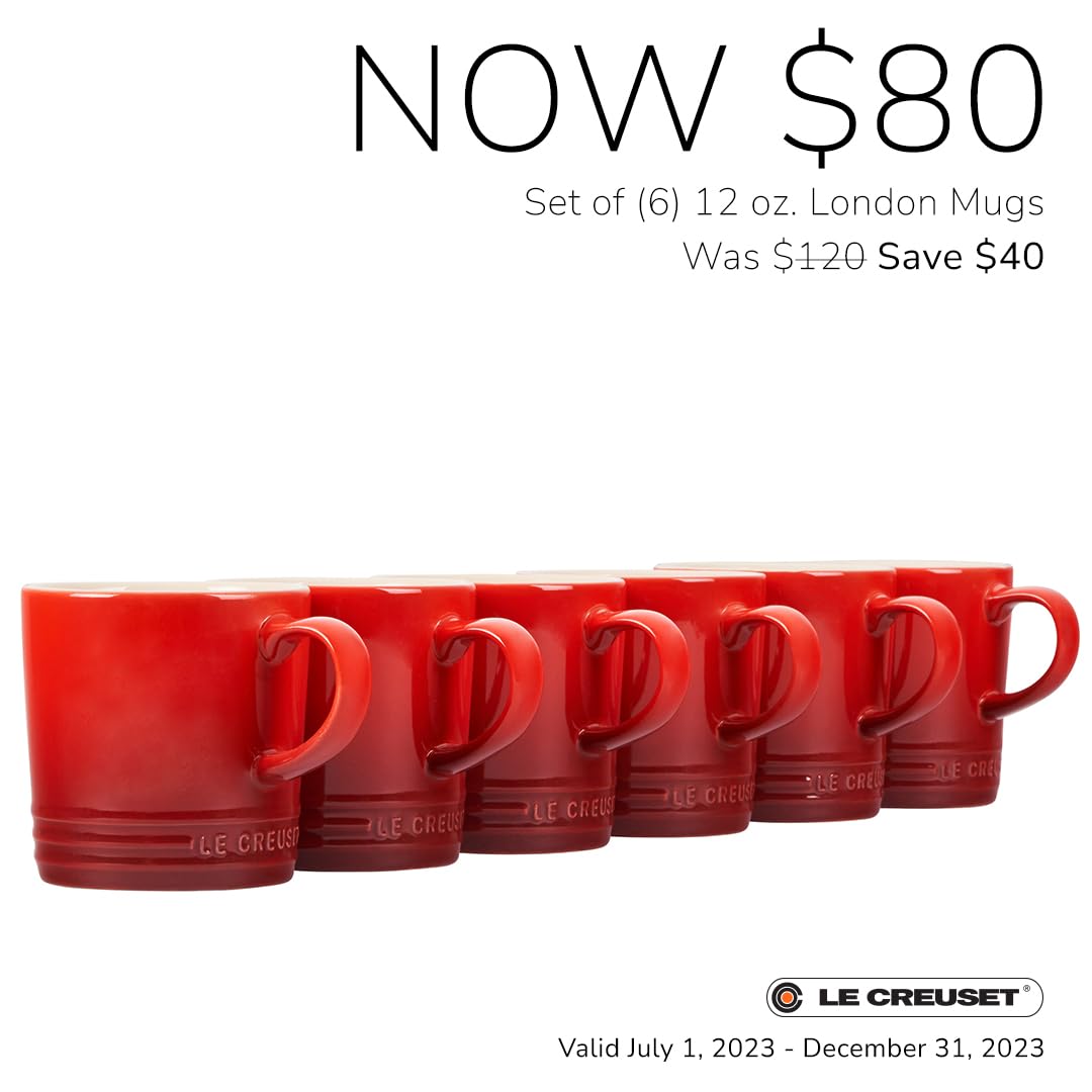 Le Creuset London mug dishwasher-safe for effortless cleaning