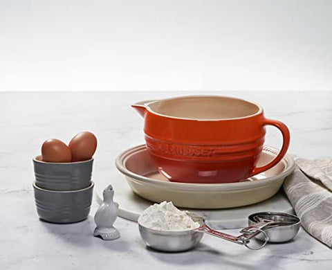 Le Creuset one-cup measuring cup for larger portions and easy kitchen organization.