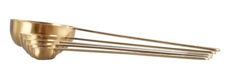 Le Creuset gold measuring spoon 1/4tsp ideal for extracts and blends.