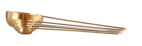 Le Creuset gold measuring spoon 1/4tsp ideal for extracts and blends.