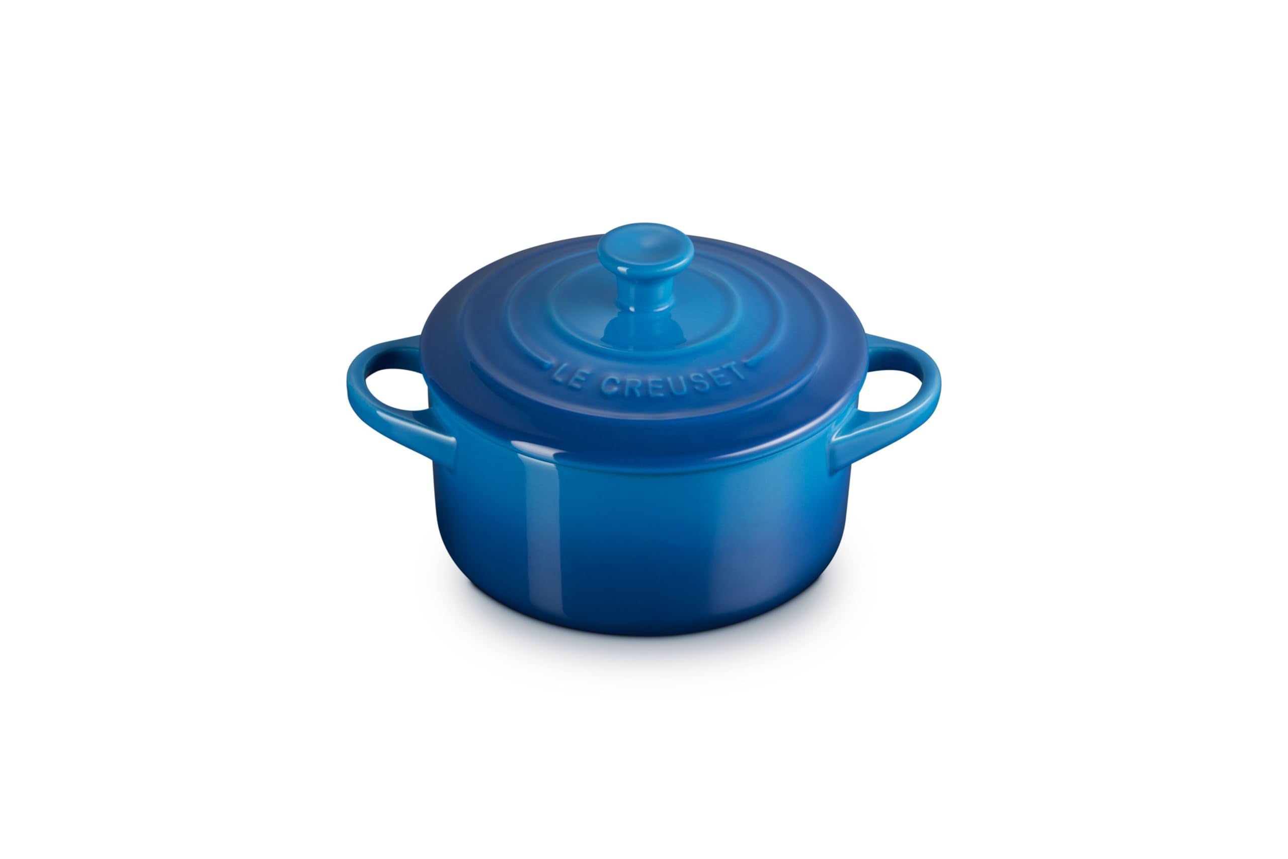 Le Creuset mini cocotte Marseille, top view, perfect for single servings and portion control