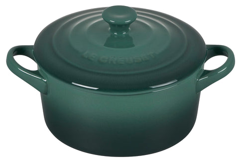Le Creuset Mini Round Cocotte Artichaut 14oz, ideal for elegant single portions at table