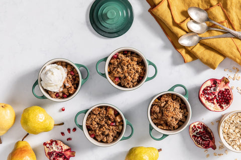 Le Creuset Mini Round Cocotte dishwasher-safe for easy cleanup after meals