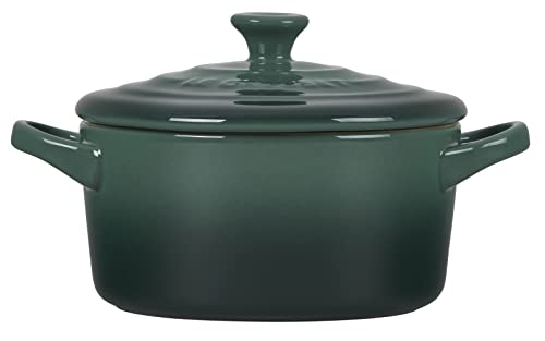 Le Creuset Mini Round Cocotte lid with round knob for secure heat retention