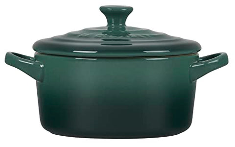 Le Creuset Mini Round Cocotte lid with round knob for secure heat retention
