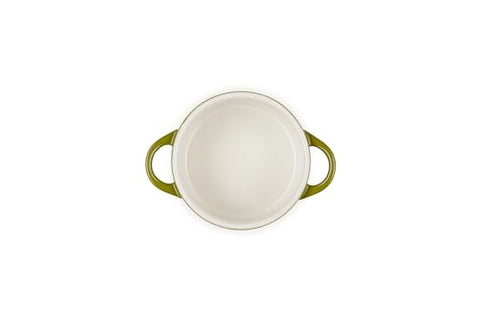 Le Creuset olive cocotte highlights heat distribution for even cooking.