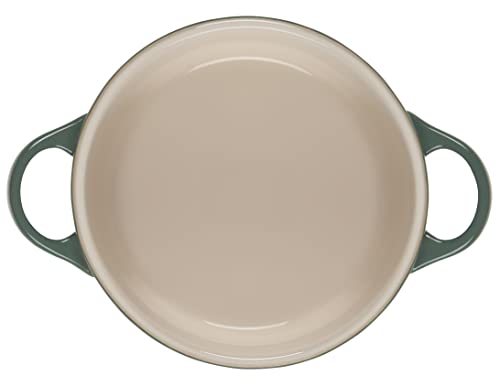 Le Creuset Mini Round Cocotte transport handles enable steady moving and serving