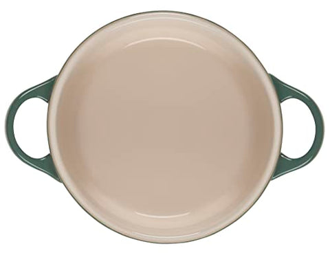 Le Creuset Mini Round Cocotte transport handles enable steady moving and serving