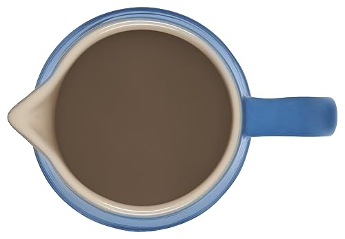 Le Creuset Marseille glaze close-up highlights nonporous finish resistant to stains and scratches.