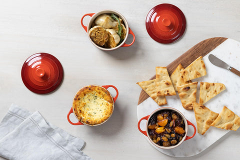 Le Creuset 14oz cocotte promotes individual portions for easy meal planning.