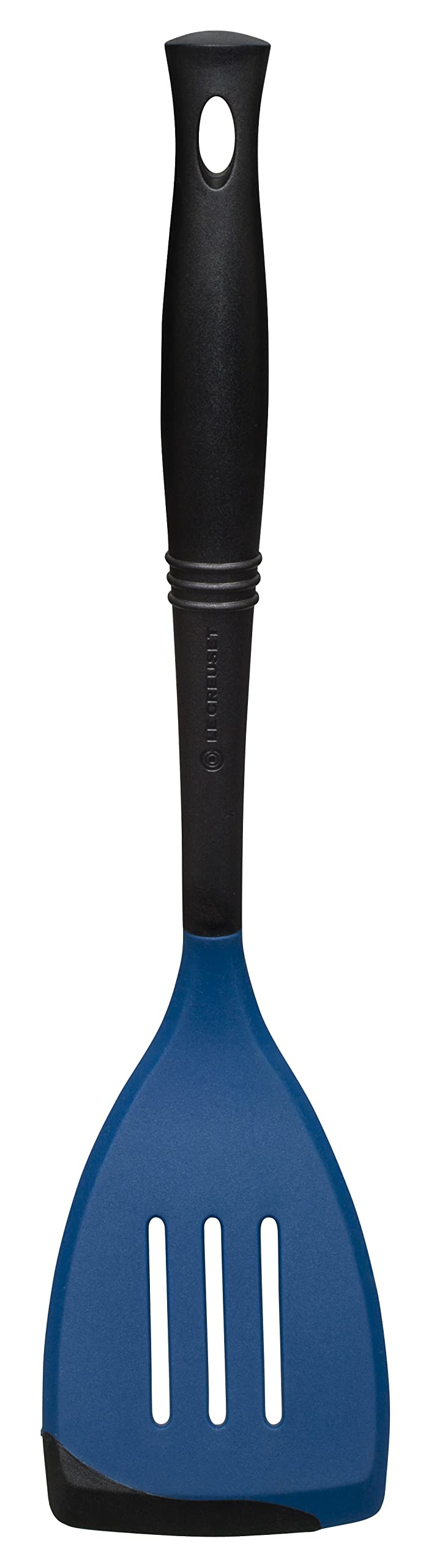 Le Creuset Revolution bi-material spatula Marseille blue for nonstick pans with smooth lifting
