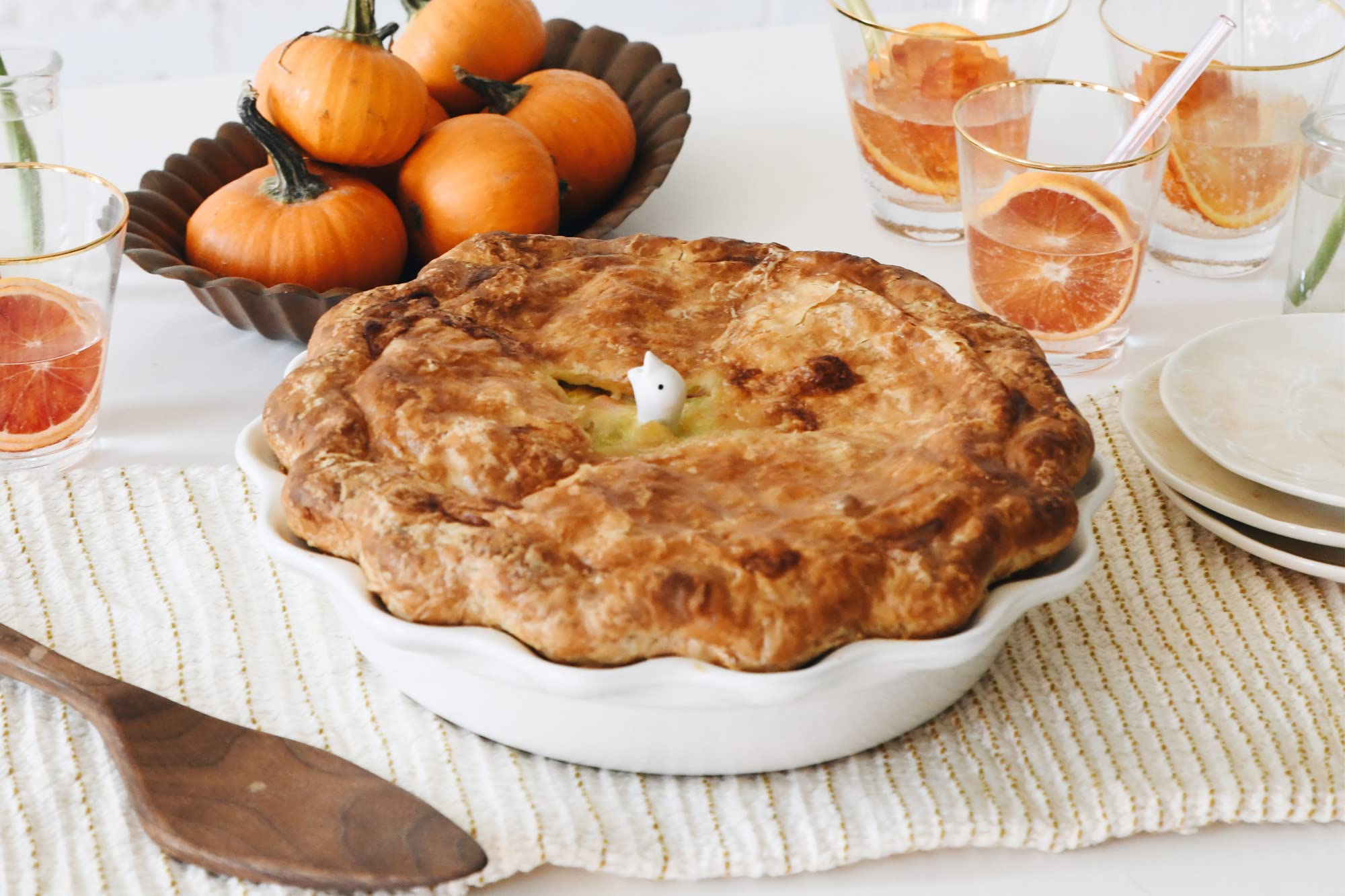 Le Creuset glaze resists stains and flavor transfer for long-lasting color.