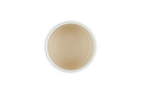 Le Creuset Sea Salt glaze resists chips and scratches for daily use.