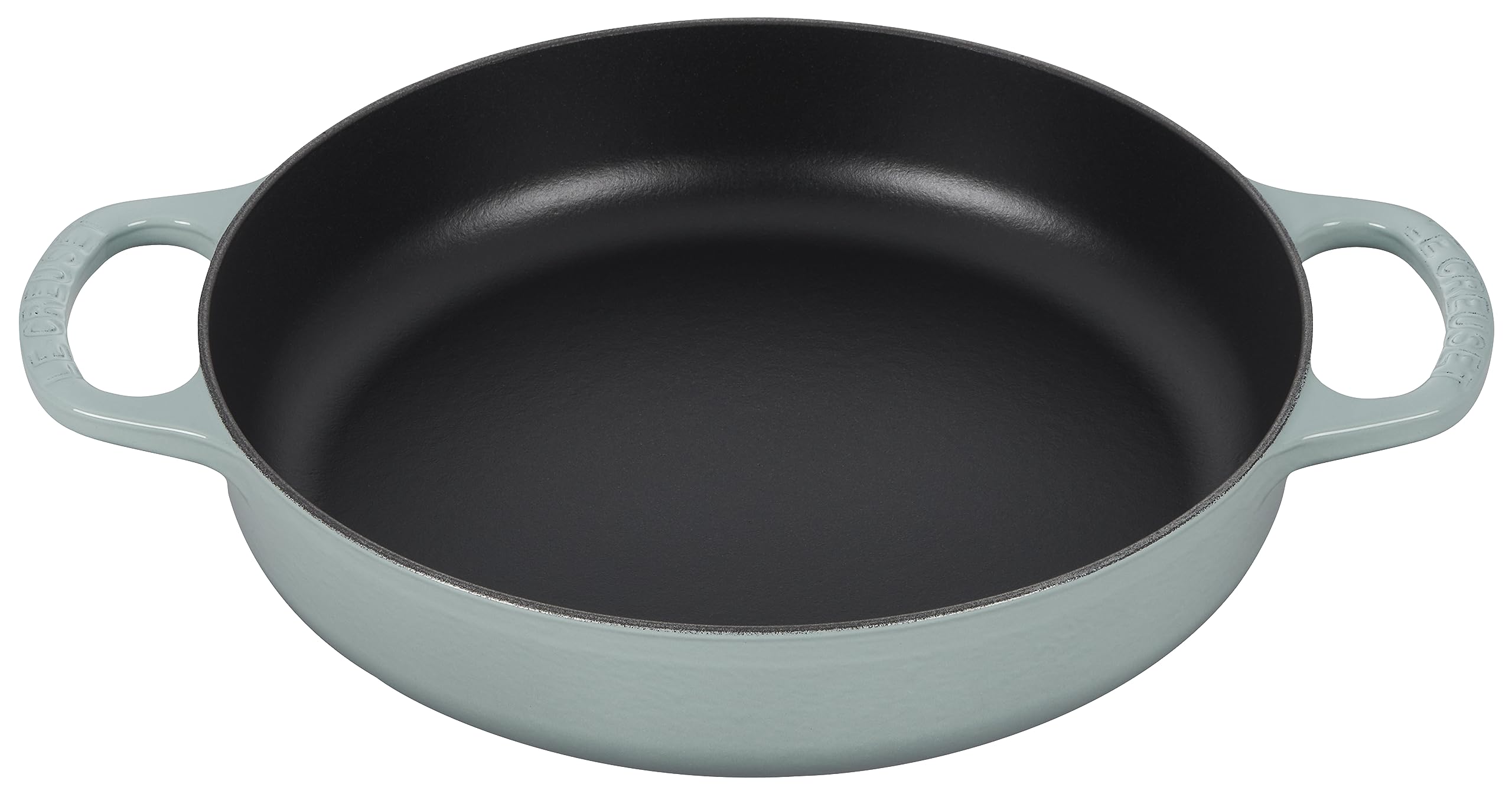 Le Creuset Signature Everyday Pan 11-inch full view with wide cooking surface.
