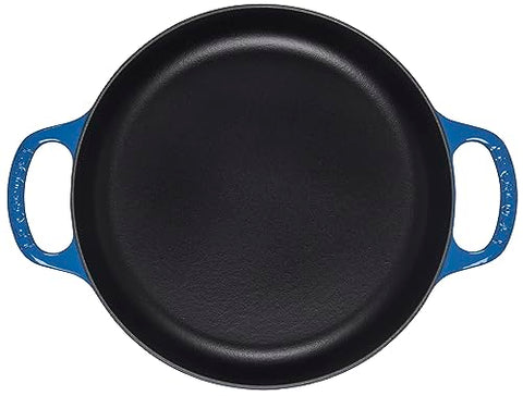 Le Creuset Signature Everyday Pan 11in Marseille side handle for easy lifting